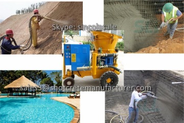 Guniting Machine, Dry Mix Gunite Shotcrete Swimming Pool