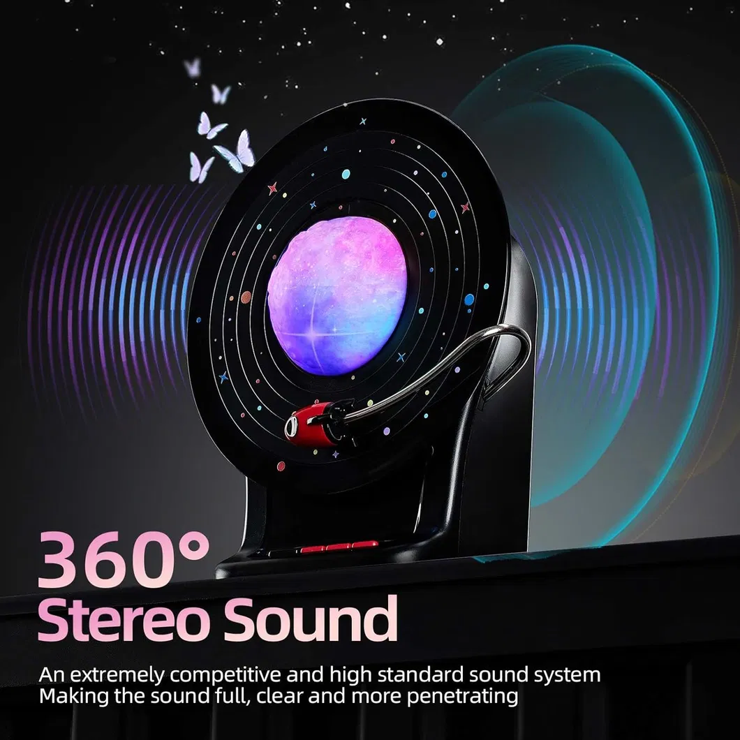 Dimmable 3D Moon Lamp Bluetooth Speaker for Kids and Adults