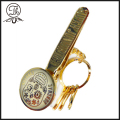 Clip de mosquetón de oro de Halloween keyholder metal