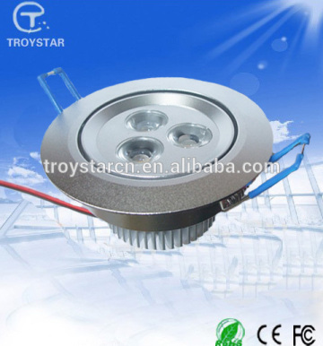 3*1w cabinet lighting creechip led downlights 3w 68mm