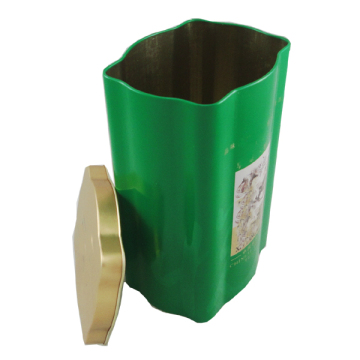 manufacturer food grade wholesale tin irregular metal box for tea