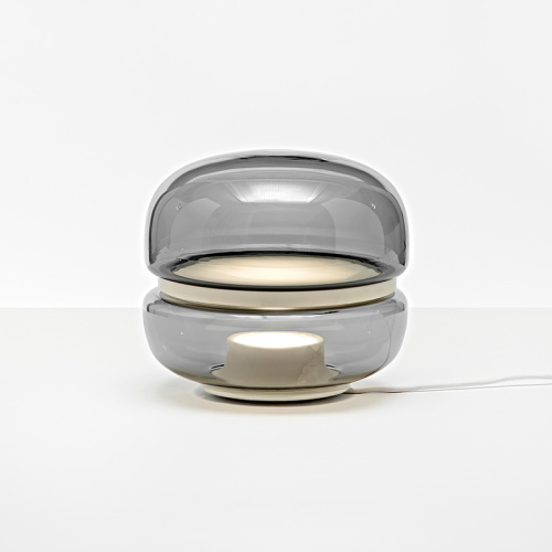 LEDER 투명 유리 소형 침대 램프