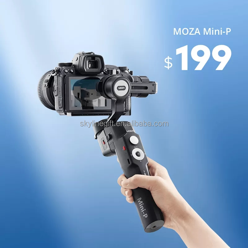 Moza Mini P 3-Axis Handheld Gimbals Stabilizer Selfie stick for Mirrorless Action Cameras Smartphones Maxload 900g for iPhone
