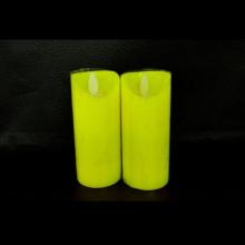 Yellow Candle for Decorations LED Light