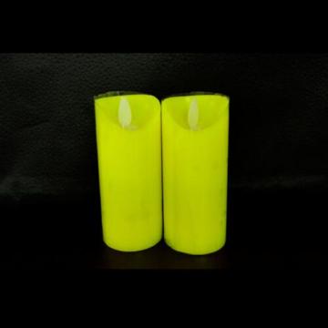 Yellow Candle for Decorations LED Light
