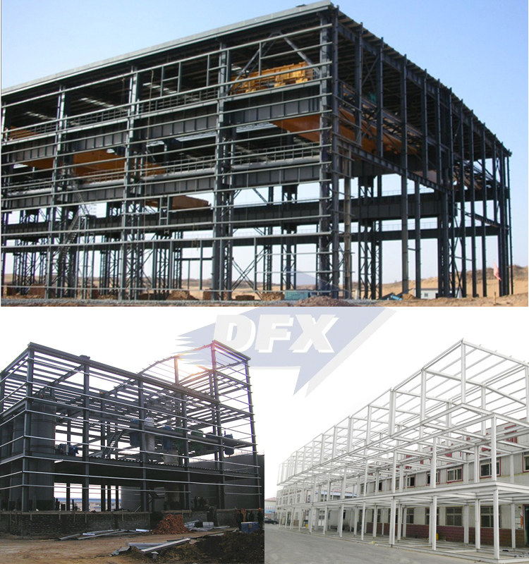 Prefabricated Multifloor Light Steel Structural Frame Residential Buildings