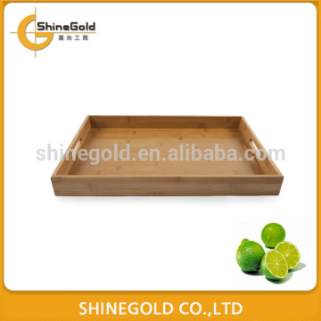 Cheap bamboo serving tray