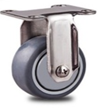 2.0inch Flat Stainless steel caster