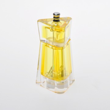Customized Kitchen 4.5" Yellow Acrylic Grinder Salt