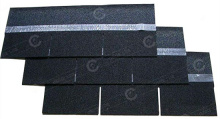 residential roof tile colorful 3-tab asphalt shingle