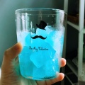 Personalità Mr Mustache Glass Tea Cup