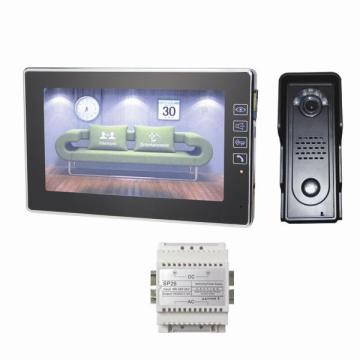 smart touch screen video record door phone intercom