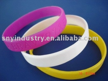 silicone rubber bracelet