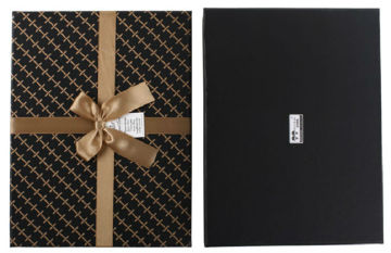 Unique black paper gift packaging box