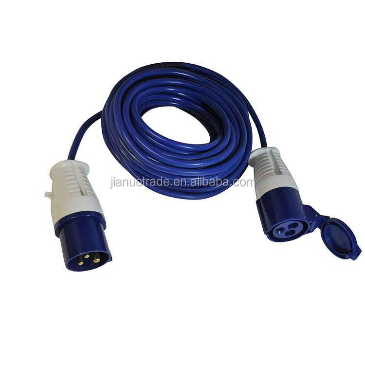 IEC 60309 IP44 Plug Industrial Extension Cord