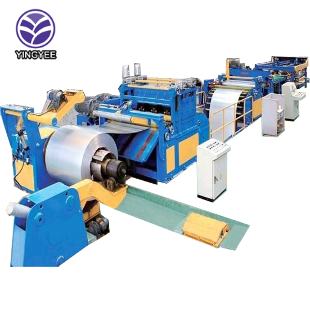 Slitting production line processing to steel strips
