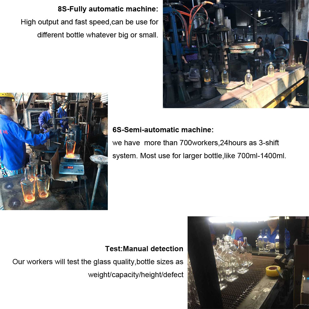 Empty Rectangular Perfume Glass Bottles 50 ML Square with Spayer