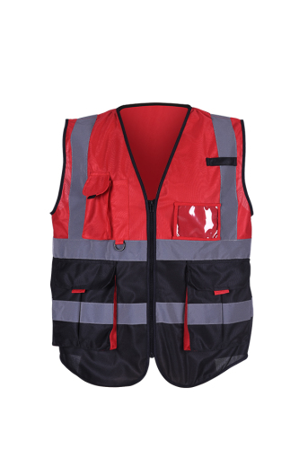 new design biocolor vest with reflective tape