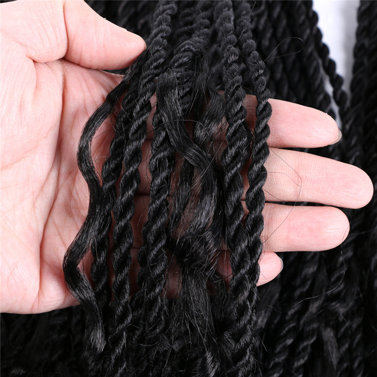 River Senegal Twists Braids Crochet Senegalese Hair Braids Curly Messy River Braids Wholesale