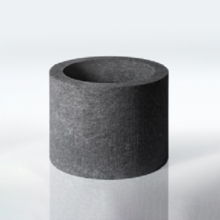 Hot press custom sintered graphite mold