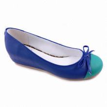 Ballerina Casual Shoes, Contrast Color PU Upper, Height Increasing Insole
