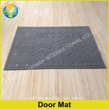 Polyester embossing welcome mat/foor mat/doormat