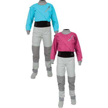 Women's Custom Neoprene Winter Dry Suits for Whitewater Kayaking and Expeditions