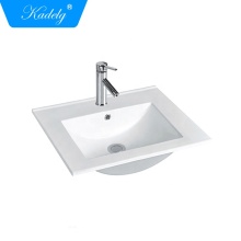 Single Bowl Ceramic Vanity Sink for Cabinet - Modern Bathroom Solution