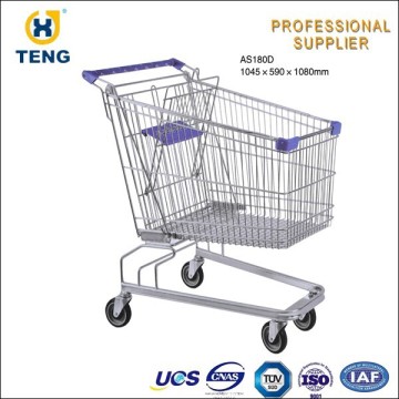 Asia Style Metal Shopping Trolley AS180D