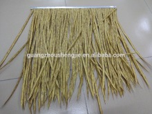 SJ120995 Recycable synthetic plastic thatch roof/fire resistant palm leaf thatch umbewrlla