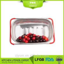 Top fruit stainless steel pasta colander