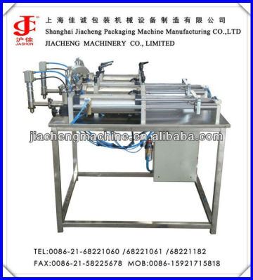 Liquid piston cylinder filling machine semi-auto