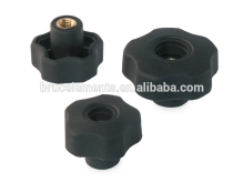Five-Star Plastic Knobs with through thread BK38.0110