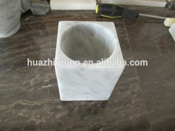 Carrara White Marble Candle Holder/ Natural Stone Candle Holders