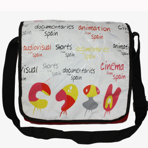 Student Messenger bag with watertight PVC lid