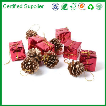 Christmas pine cone ornament