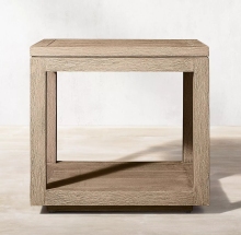 Modern Outdoor Teak Side Table for Garden Villa and Hotel Terrace Furniture