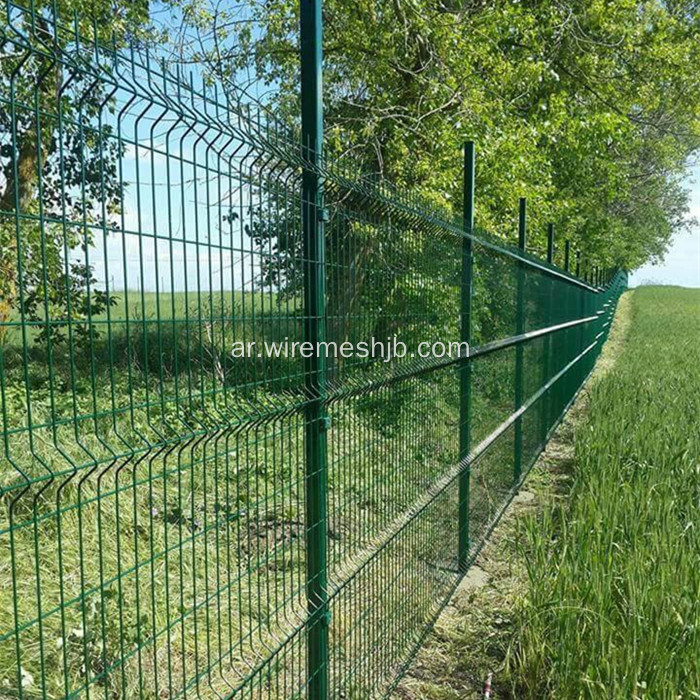 مزرعة سياج PVC المغلفة ملحومة شبكة أسلاك السياج