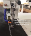 Lange arm zware zeilen maken zigzag naaimachine