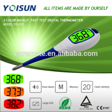 Digital Wall Clock Thermometer