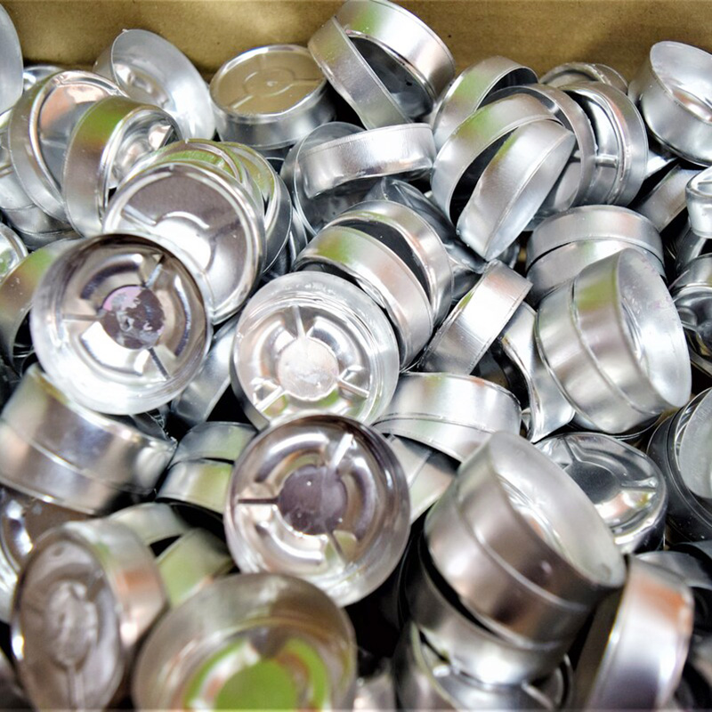 Premium Tealight Tin Cups Aluminum Prombers Containers