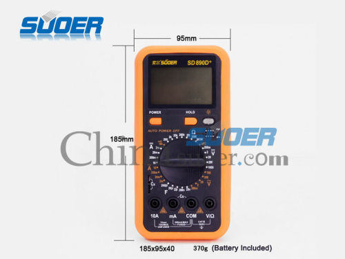 Digital Multimeter Brands Digital Multimeter with Large LCD Display