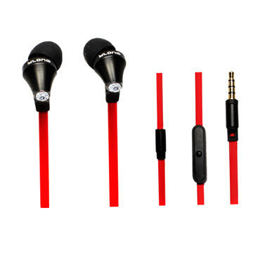 Accessories Crystal Bass Earphone for iPhone, In-ear Design, 20Hz-20kHz Frequency Response