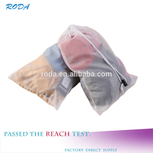 Foldable Drawstring Laundry bag , polyester Laundry bag