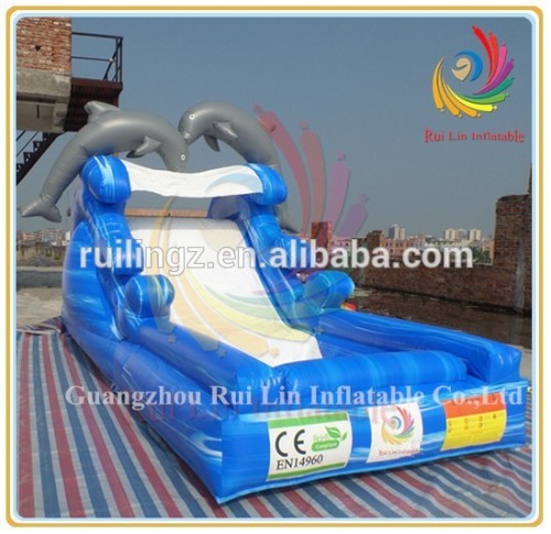 Rui Lin inflatable kids slide with sea ball pit