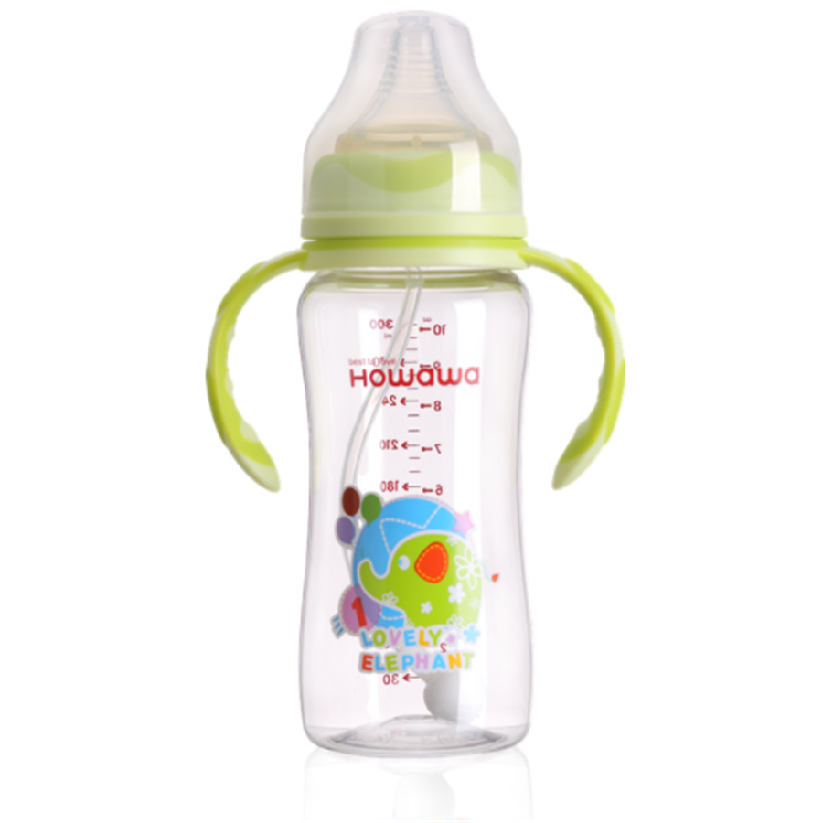 300ml Baby Tritan သူနာပြုနို့ဘူး၌ထည့်သည်