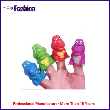 Novetly family finger puppets,animal hand puppets,custom dinosaur finger puppets