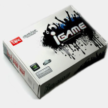 Mounted folded paperboard storage box