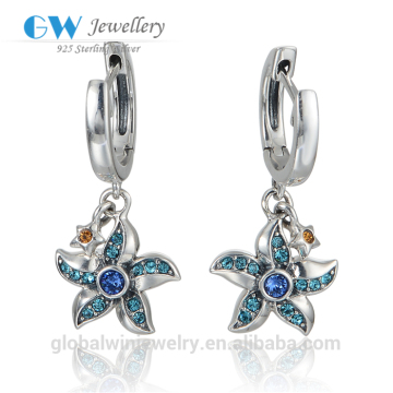 925 Silver Earring Fashion Party Earring Starfish Earring