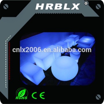 led furniture sitting cube